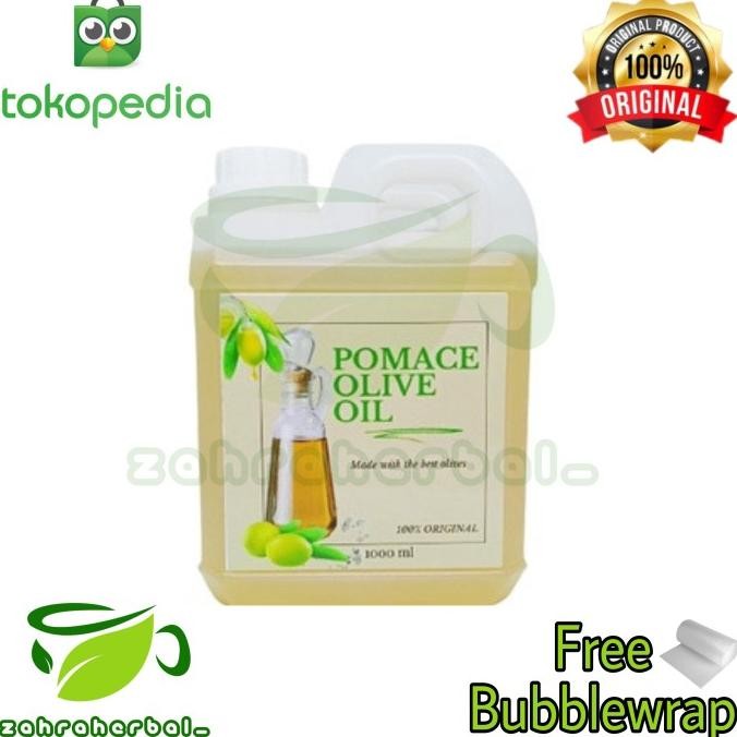 

Minyak Zaitun Pomace Olive Oil Repack | Zaitun Pomace 1 Liter | Pomace murah