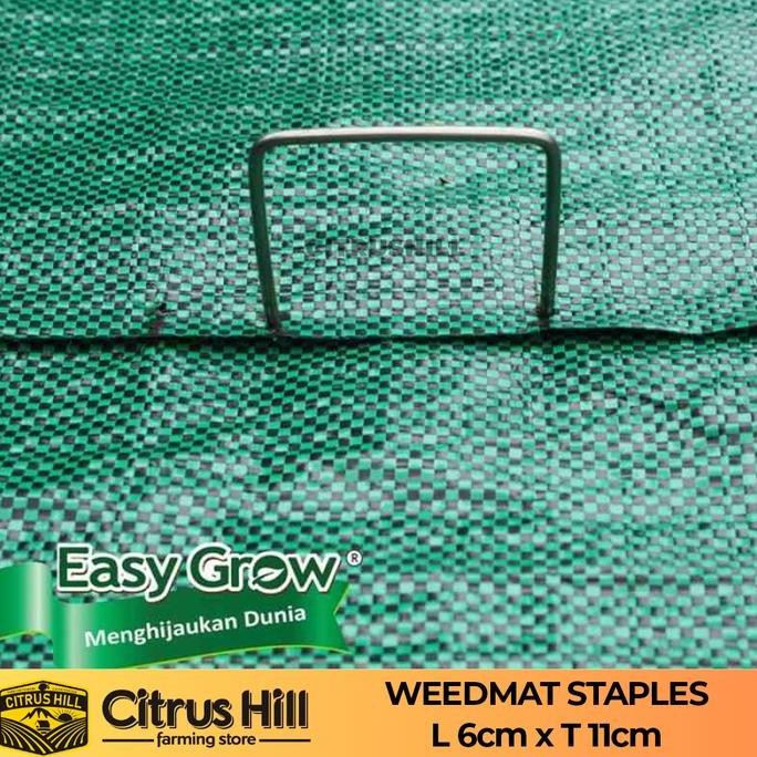 

STAPLES WEEDMAT EASY GROW ISI 10 PCS GALVANIZED STAPLES - 6x11 cm murah