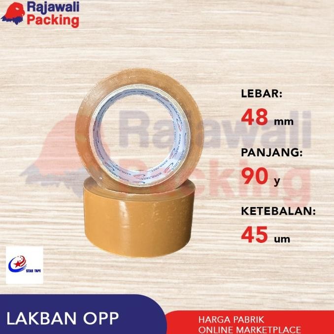

[Dus] Lakban 2 inch x 90 yard Star Tape murah