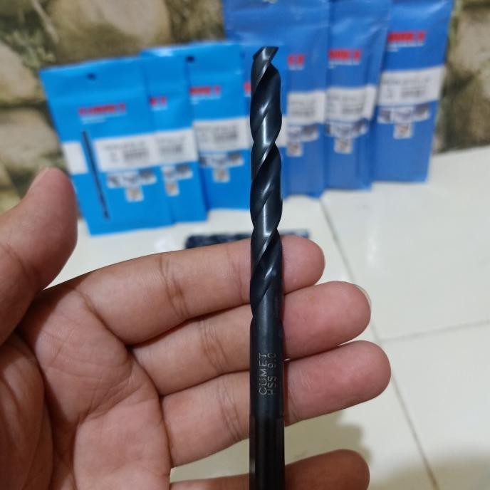 PAKET Mata Bor Besi Stainless CUMET Drill Bit Black Oxide Germany Std murah