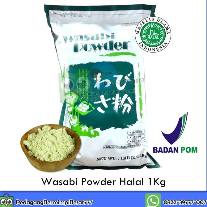 

Wasabi Powder Halal 1Kg | Wasabi Bubuk Halal 1Kg murah