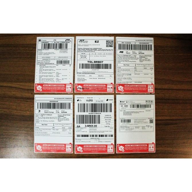

Label Thermal Resi Alamat Pengiriman 100x150mm - Stiker Video Unboxing murah