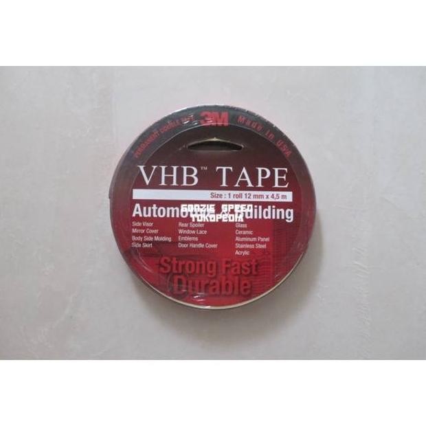 

Double Tape 3M VHB 12mmx4.5m murah