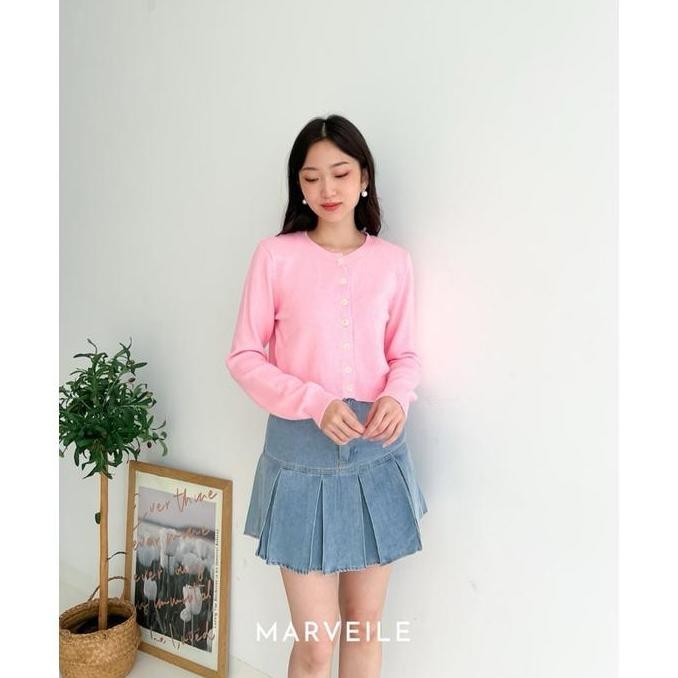 Murah [ Marveile ] Lily Cardigan / Top Outer