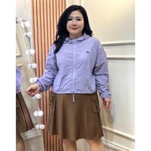 Sale Fina Bigsize - (Marley Jacket Hoodie Parasut) Jacket Hoodie Wanita Jumbo Bigsize