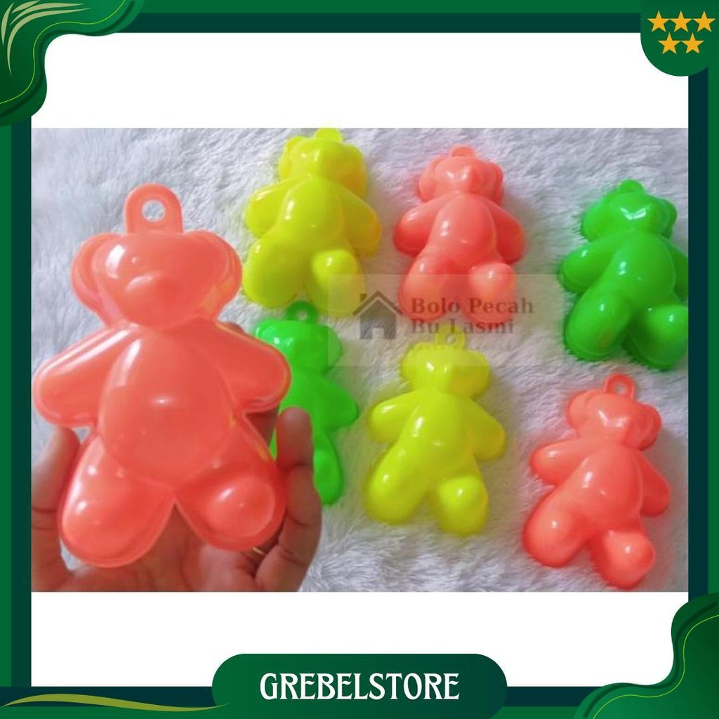 Cetakan Nasi Bento Box Bentuk Karakter Hewan / Cetakan Nasi Puding Jelly Karakter Boneka / Cetakan S