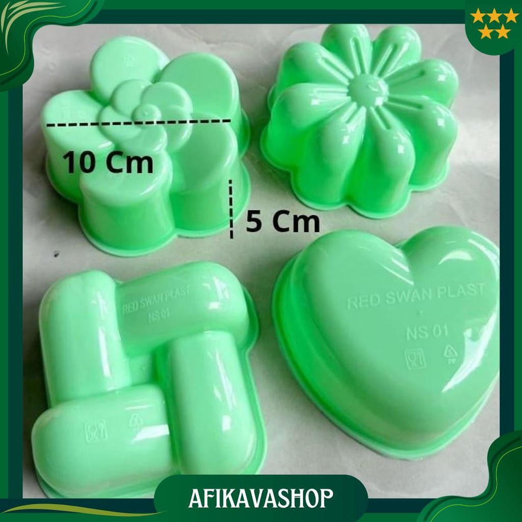 Cetakan Nasi Bento Set Isi 4Pcs / Cetakan Nasi Kotak Nasi Tumpeng Nasi Kuning Promo 4.4