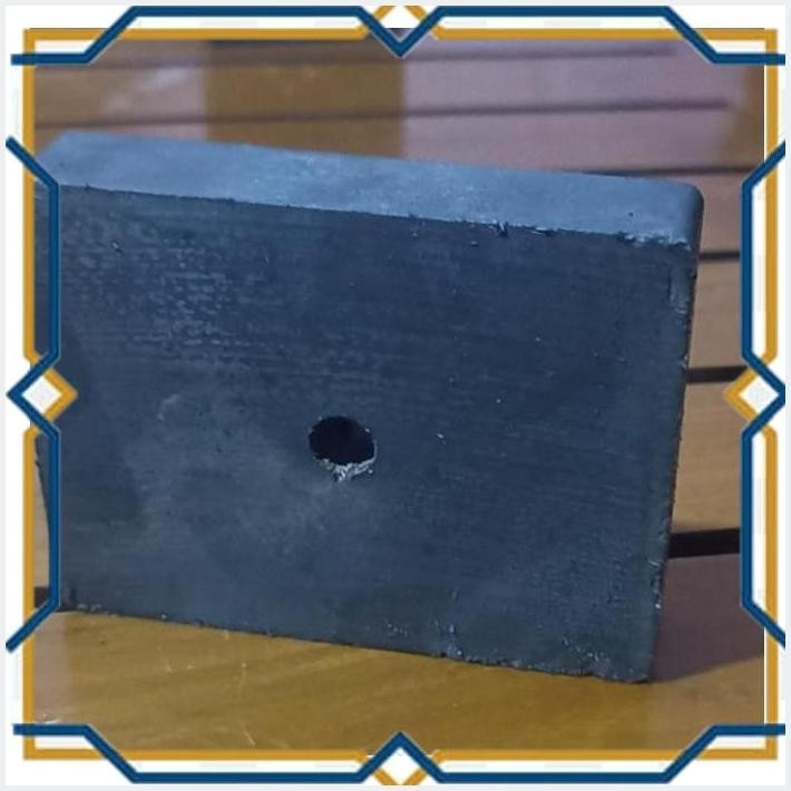 [SER] MAGNET FERITE KOTAK UKURAN 8,5CM X 6,5CM X TEBAL 1,8CM SANGAT LENGKET