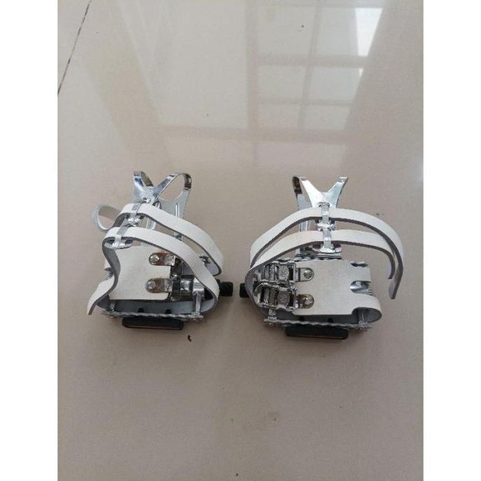 Terlaris Toe Strap Toeclip Pedal Vp Component Kulit Asli Fixie