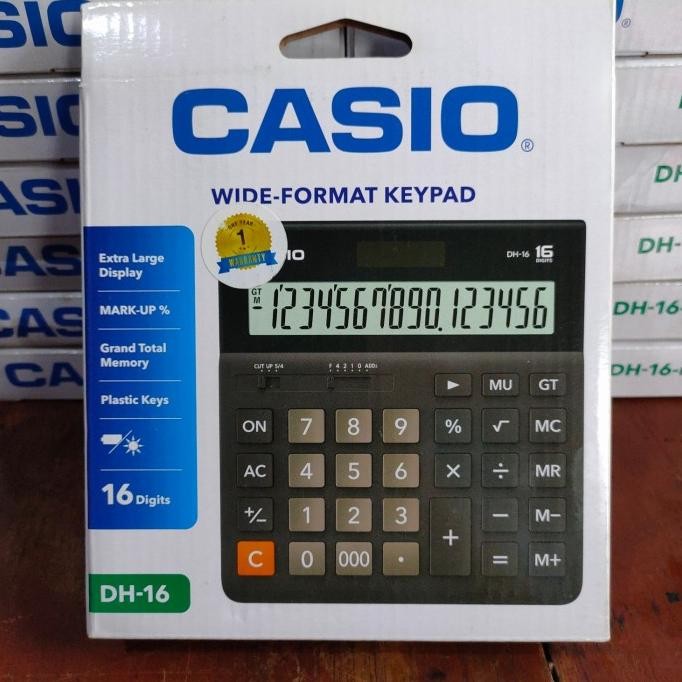 

TERLARIS - kalkulator casio 16 digit DH-16 kalkulator casio besar