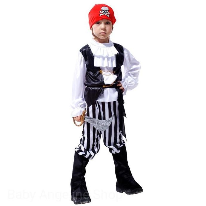 PIRATE costume toddler cosplay kostum anak BAJAK LAUT balita halloween