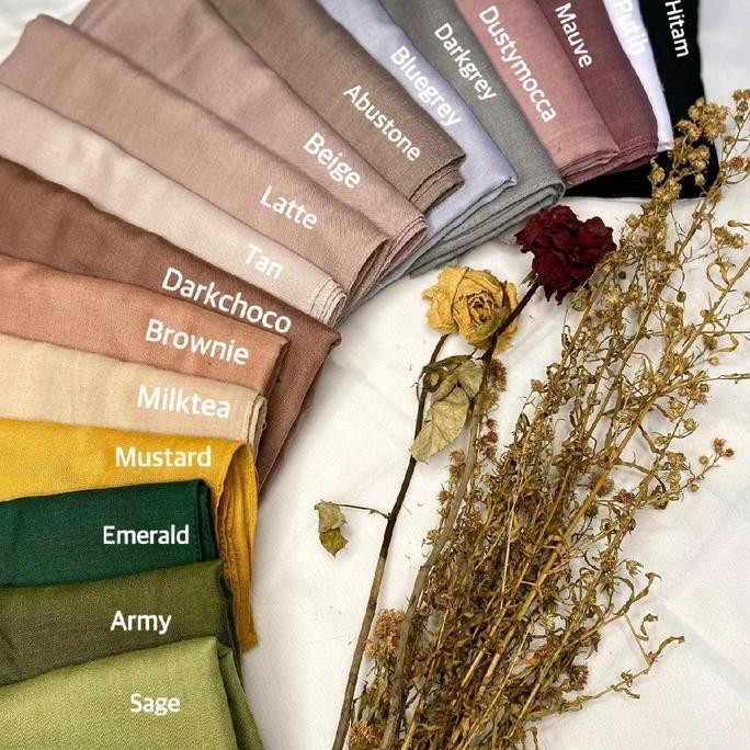 Murah Hijab Paris Premium Polos Original Lm Scraft