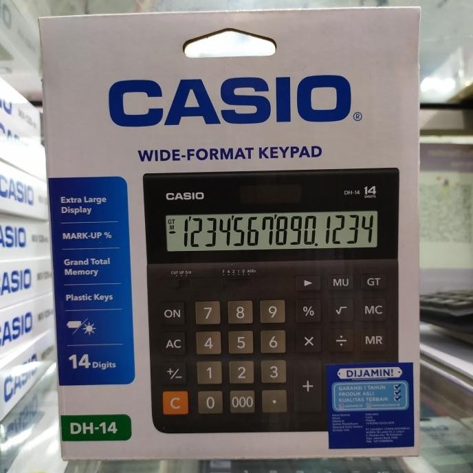 

kalkulator casio dh 14 digit