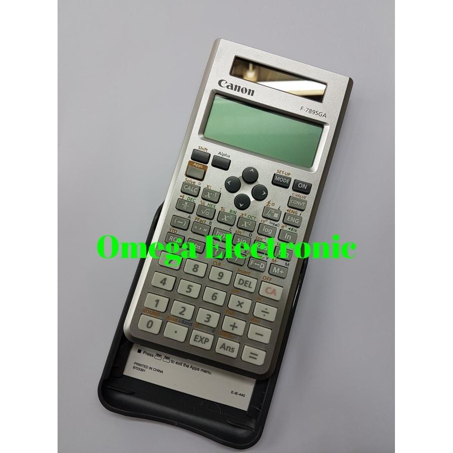 

TERLARIS - Canon F-789SGA Scientific Calculator Kalkulator Ilmiah Sekolah Kuliah