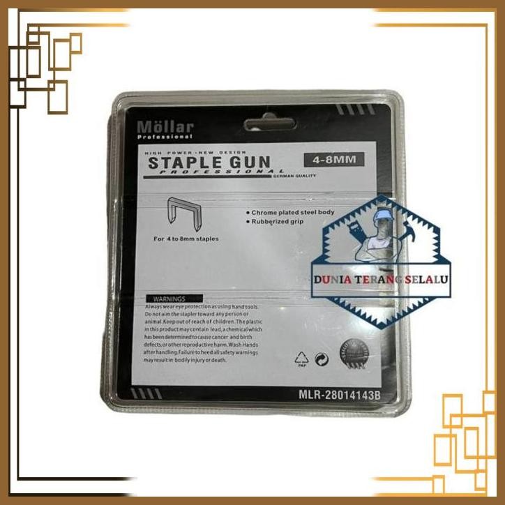 

[DTG] STAPLES GUN TRACKER MOLLAR 4-8MM - TEMBAKAN STAPLES HEKTER JOK NAIL