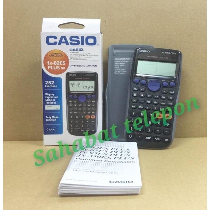 

NEW Kalkulator Scientific CASIO FX-82ES PLUS- BK(Original)