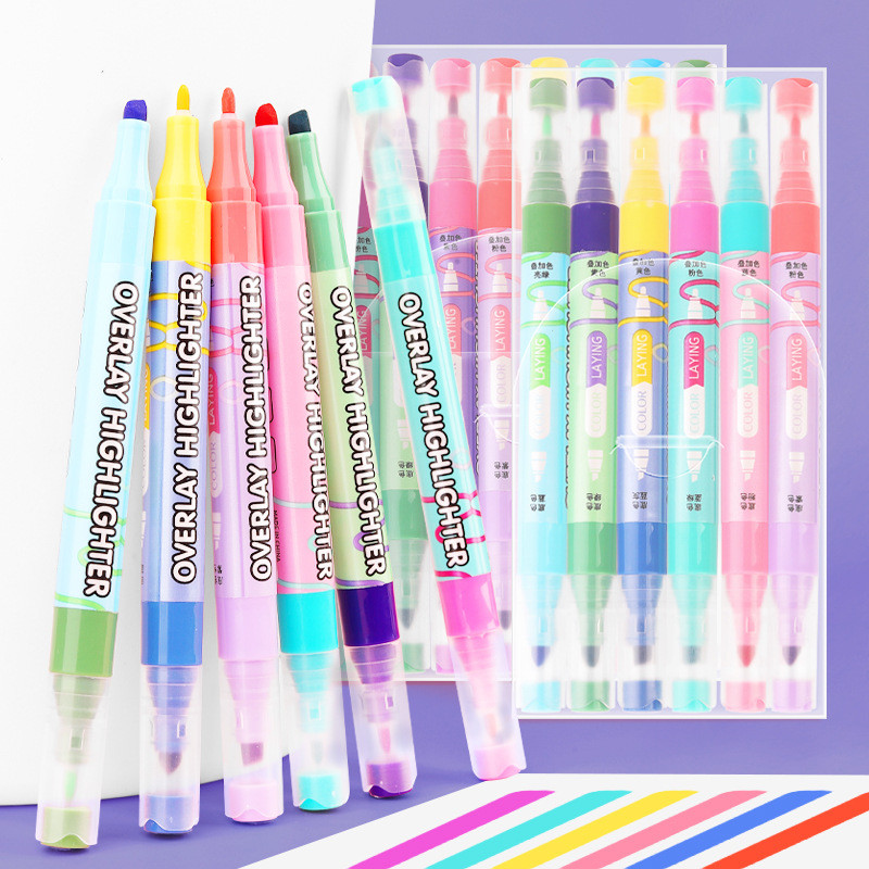

Penanda Sorotan Dua Ujung Dua Warna Kapasitas Besar