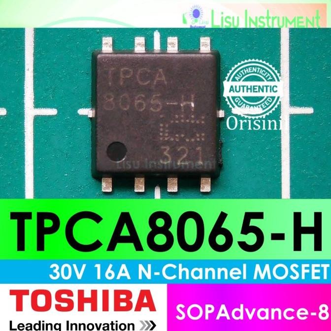 Terbaru TPCA8065-H 30V 16A N-Channel MOSFET TPCA 8065-H SOPAdvance-8 Toshiba Original lisu992 Buru O
