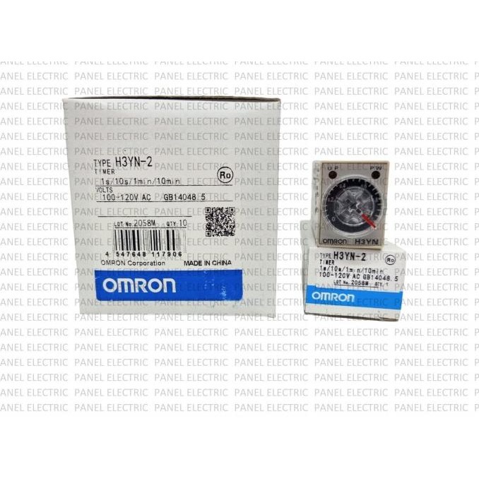 

Murah Timer On Delay Omron H3Yn-2 8 Kaki Pin 220Vac 110Vac 24Vdc 12Vdc