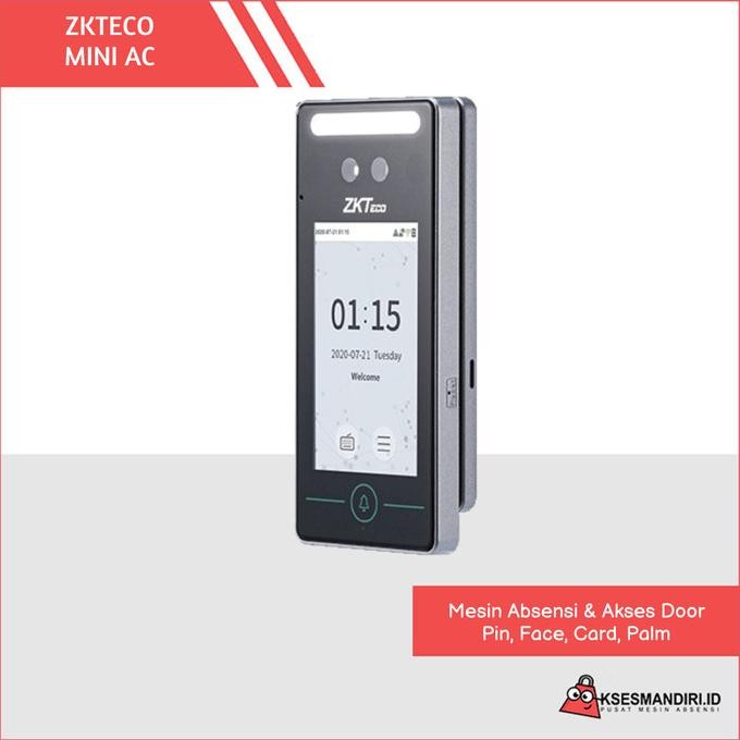

Sale Mesin Absensi Dan Akses Door Mini Ac Zkteco Sensor Wajah Palm Wifi