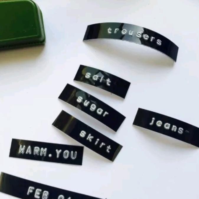 

Grosir Mesin Pembuat Nama Barang 3D Embos Manual Sticker Erat Viral Tiktok