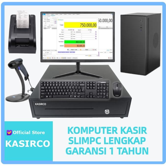 

Murah Mesin Kasir Komputer Slimpc Lengkap Siap Pakai