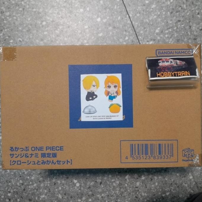 MEGAHOUSE LOOKUP ONE PIECE SANJI & NAMI WITH CLOCHE & ORANGE FIGURE SET