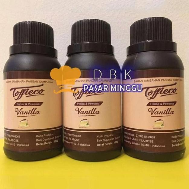 

Toffieco vanilla 100gr Pasta vanila vanili Tofieco tofico murah