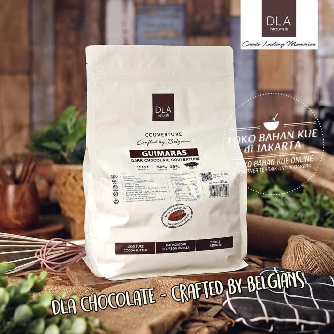 

DLA Naturals - Dark Chocolate Couverture GUIMARAS 66% 100gr Coklat murah