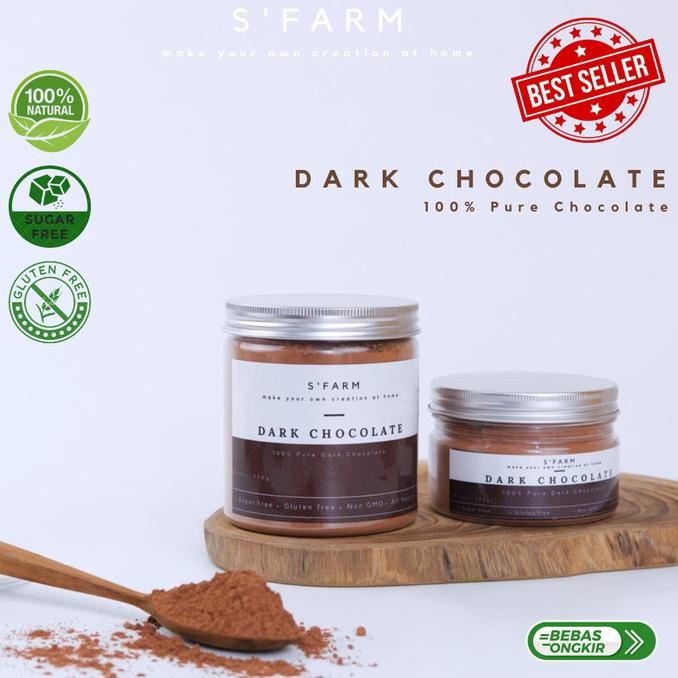 

100% Dark Chocolate Powder / Bubuk Coklat Asli Premium murah