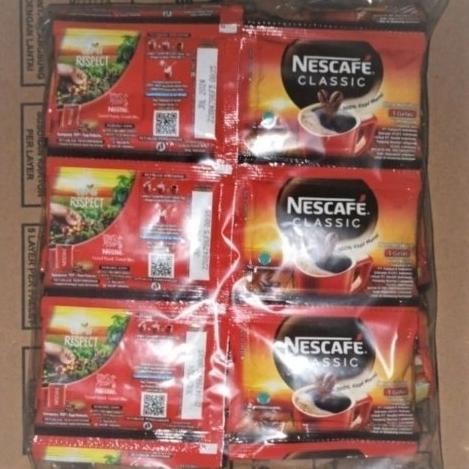 

Nescafe Classic Sachet (60x2gr) pack 60,pcs murah