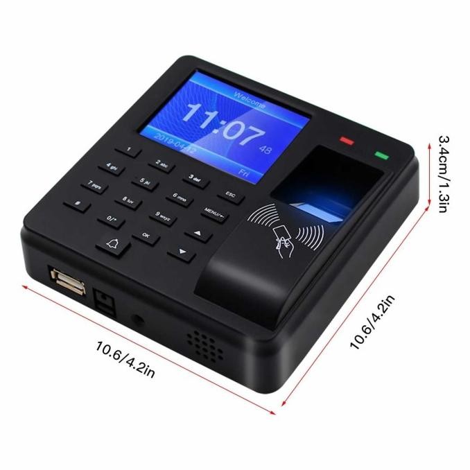 

Grosir Finggerprint Absensi Akses Kontrol Attendance Fingerprint Password 2.8 Inch