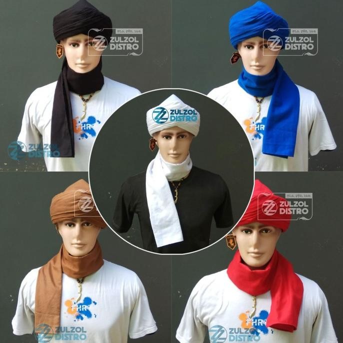 Sorban Imamah Sufi Premium Sorban Turki Peci Imamah Permanen Sorban Su