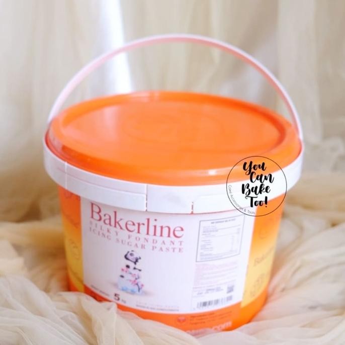 

Bakerline Silky Fondant Sugar Paste 5kg murah