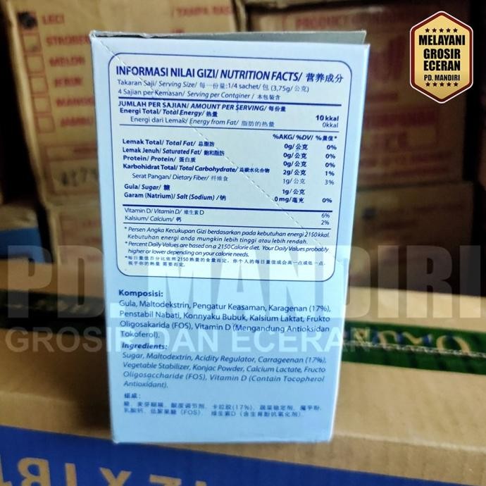 

NUTRIJELL JELLY TANPA RASA ISI 12 @15 GR PLAIN murah