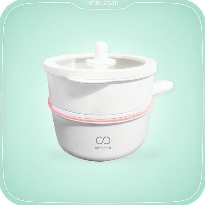 Sale Produksi Lokal Infinilapan Portable Electric Frying Pan Teflon Listrik Serbaguna Menggoreng Mer