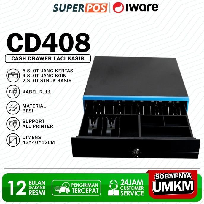 

Sale Laci Uang Kasir Cash Drawer Iware Cd408