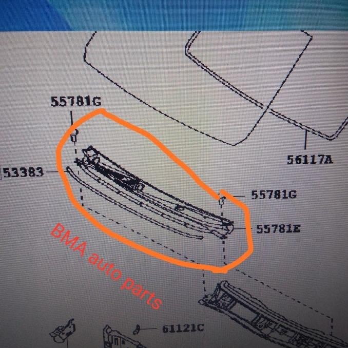 panggangan sate Avanza Xenia Original Thn 2012-15
