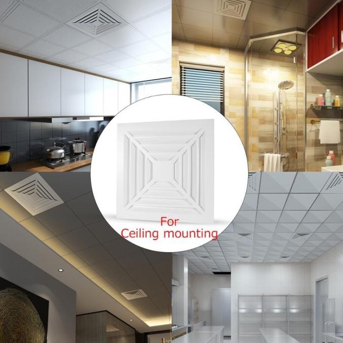Exhaust Fan Plafon / Heksos / Kipas Angin Hisap Dapur Kamar Mandi Kama New Stok