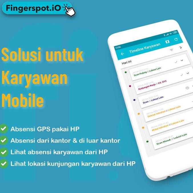 

Sale (A00) Absensi Online Fingerspot Io Fio Absen Karyawan Pegawai Siswa Sekolah Toko Dll
