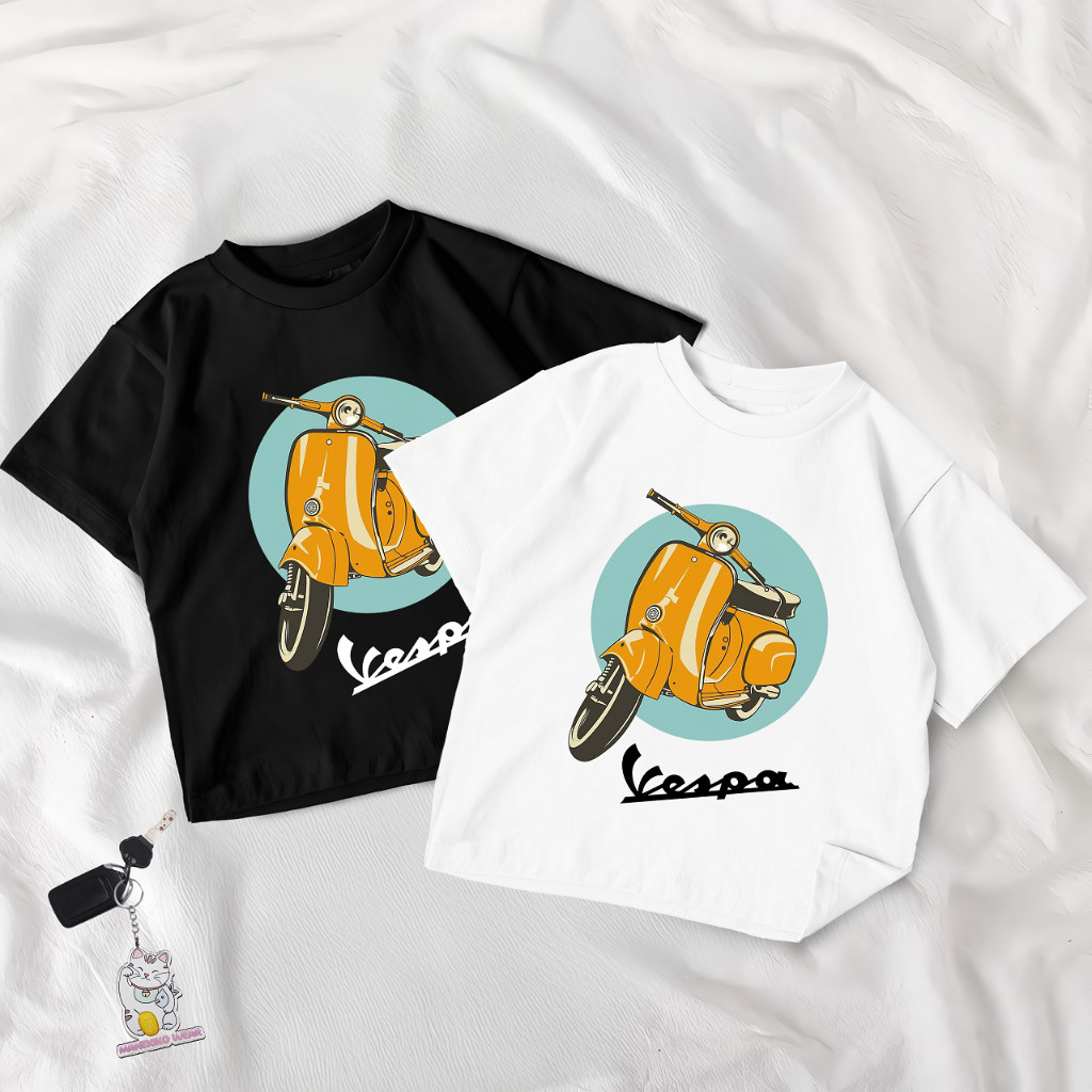 Manekiko Wear - BAJU ANAK VESPA COTTON COMBED 30S PREMIUM UKURAN S-XXL / ATASAN / KAOS / BLOUSE / T-