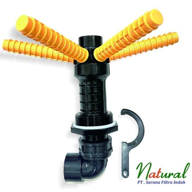 Strainer Bawah Bintang , Cabang 6 , 4X2 Inch / Untuk Tangki Frp 2472 New Stok
