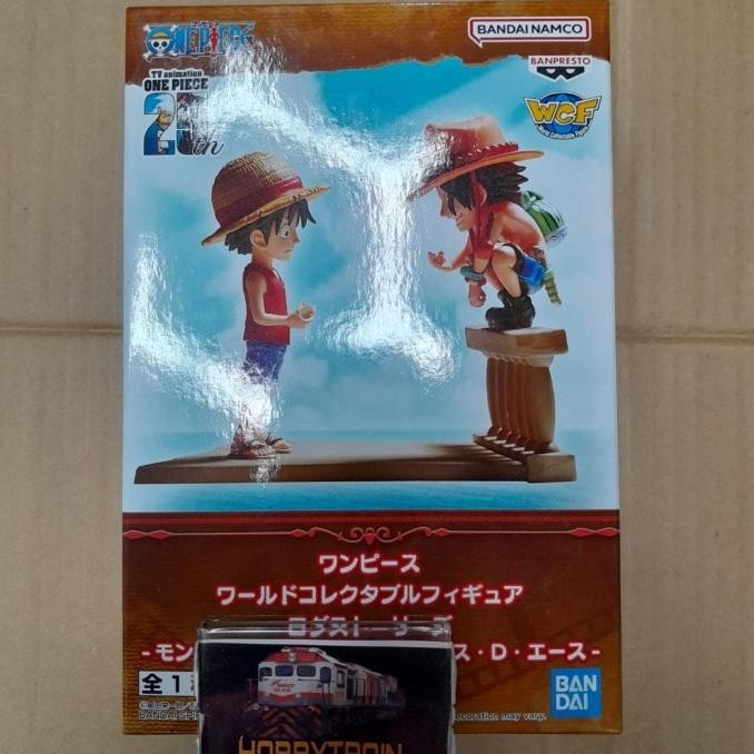 WCF ONE PIECE LOG STORIES MONKEY D LUFFY & PORTGAS D ACE FIGURE