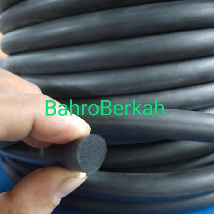 Oring Karet Cord/Rubber Tali Bulat Padat Meteran 13Mm New Stok
