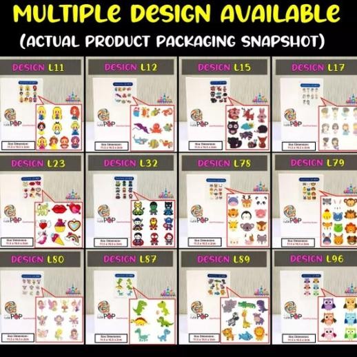 

2er-54 Stiker Lukis Diamond / Sticker pop Full Drill Round Diamond Painting Cartoon Original