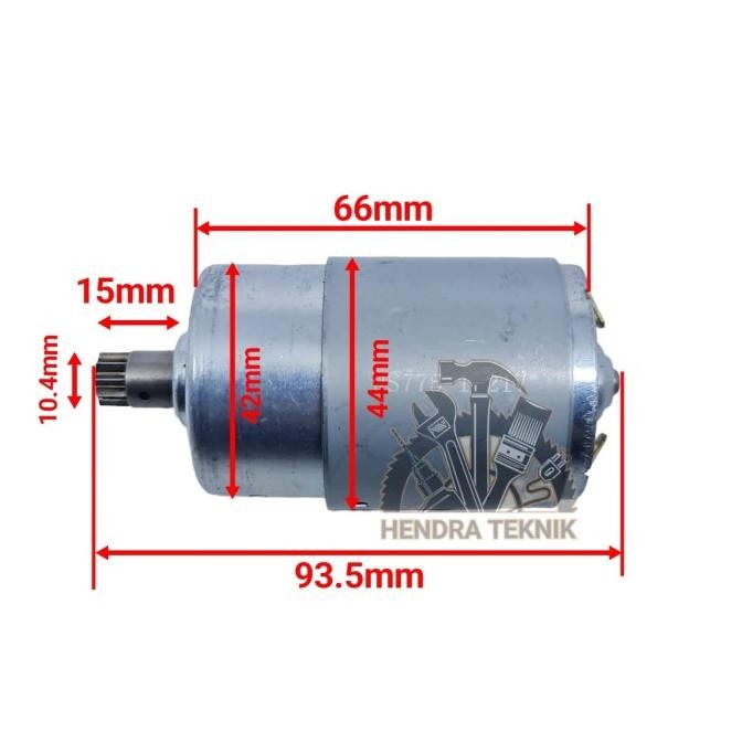 Rs-775 Dinamo Dc 21V Motor Dc Gear Sparepart Mesin Baterai Cdid-2160 New Stok