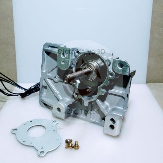 Dc Motor Brushless Bldc 12V 24V Gearbox Helical Gear High Torque V.2 New Stok