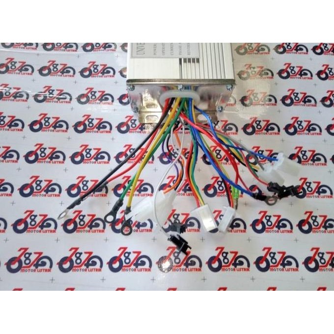 Kontroller Bldc 48V 500W 30A Sepeda Motor Listrik Universal Full Fitur New Stok