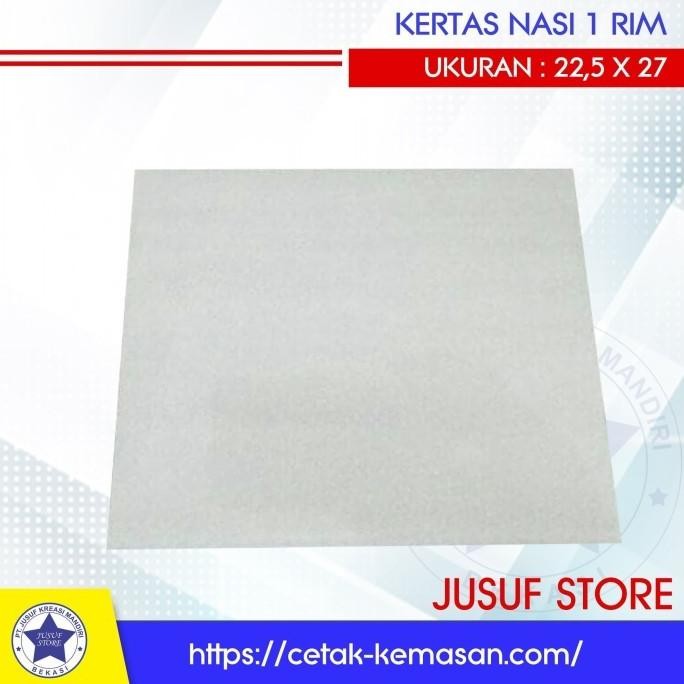 Kertas nasi KFC 22,5x27cm 100lbr