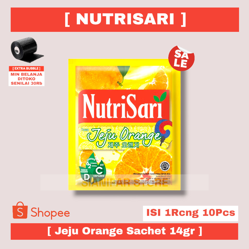 

NUTRISARI INSTANT DRINK JEJU ORANGE SCT 14g